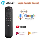 Пульт дистанционного управления для ТВ-приставки Android TV Box X3 Pro, G50S, G50, 2.4 Гц, голосовое управление, гироскоп, беспроводной, мини-клавиатура, курсор Air Mouse, ИК, микрофон