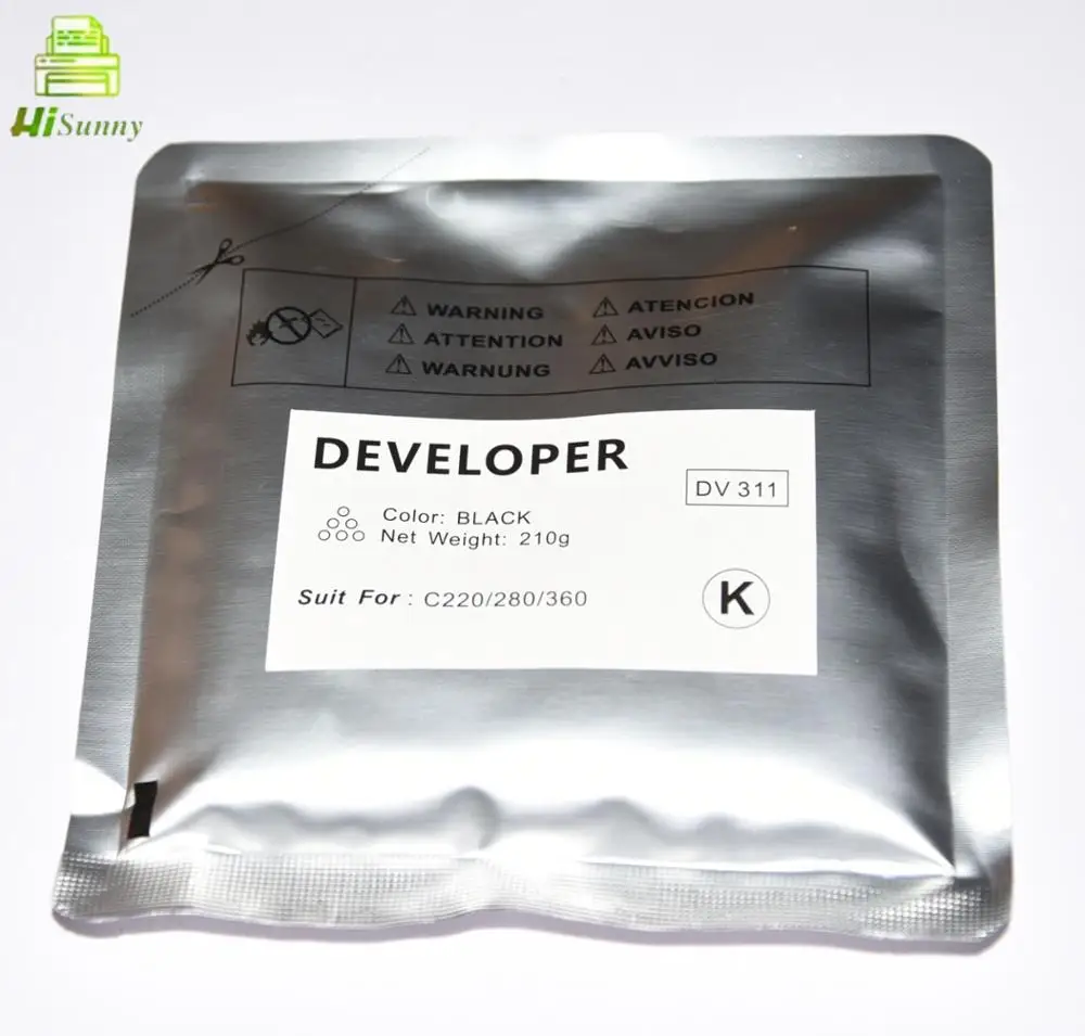 210G * 4 DV311 DV-311 для Konica Minolta Bizhub C220 C280 C360 360 280 копировальный аппарат разработчик