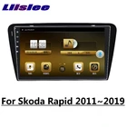 LiisLee для Skoda Rapid 2011  2019 Автомобильный мультимедийный GPS адаптер CarPlay Радио Стерео оригинальный стиль навигация NAVI