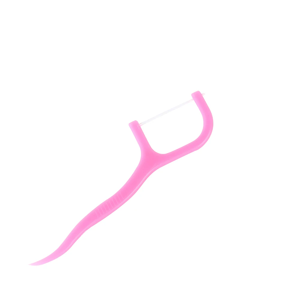 100 шт. зубная нить Палочки населенных пунктах в катушке плоских проволочных