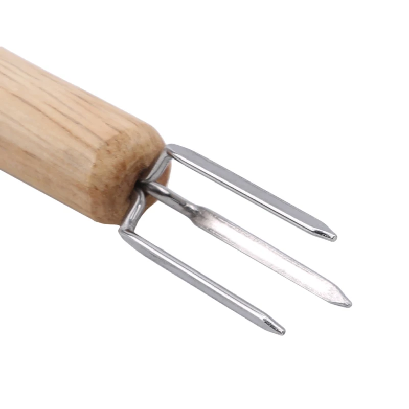 Вилки для барбекю кукурузы вилки еды игла обжарки вилка говядины колбасы фруктов