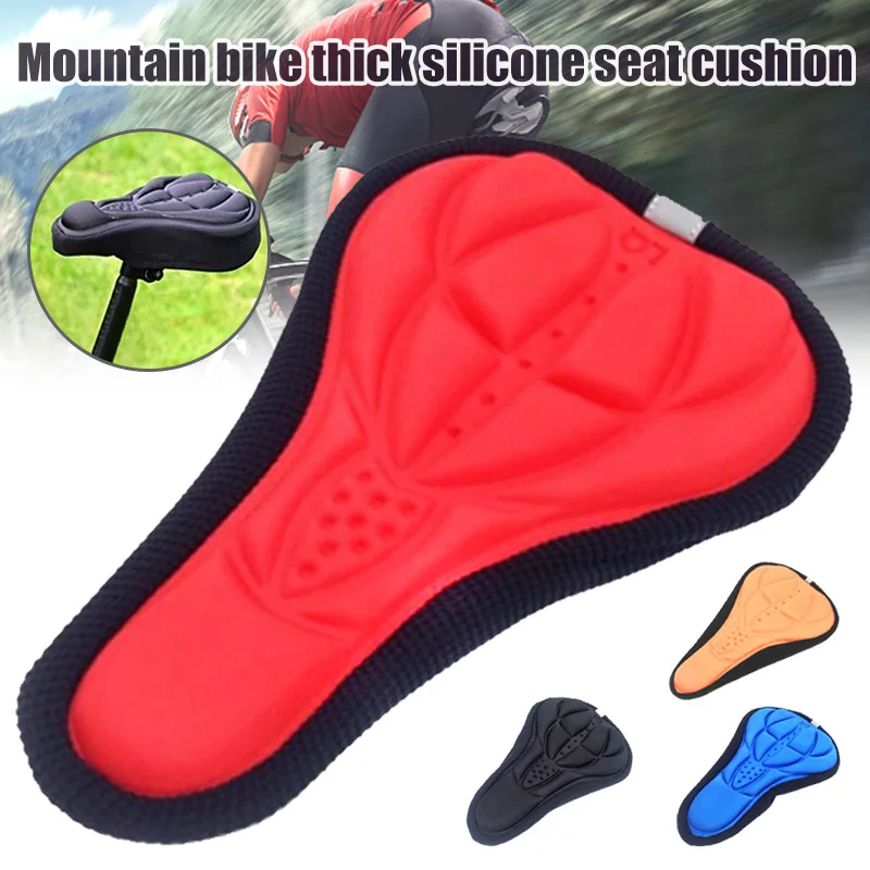 3D велосипедное седло чехол для сиденья утолщенная дышащая губчатая подушка