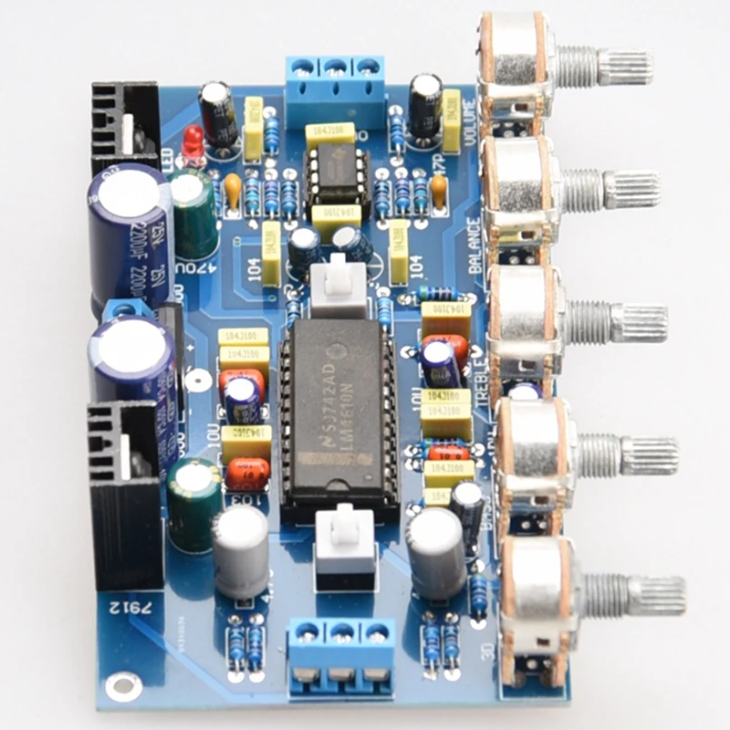 DIY усилитель мощности Tone Board напряжения LM4610 + 5532 усиление передних сценических