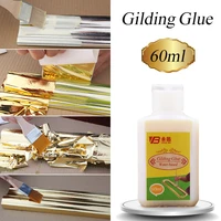 60ml gilding glue gold leaf foil water based environmental sticky glue for edible gold leaf sheets arts crafts building material