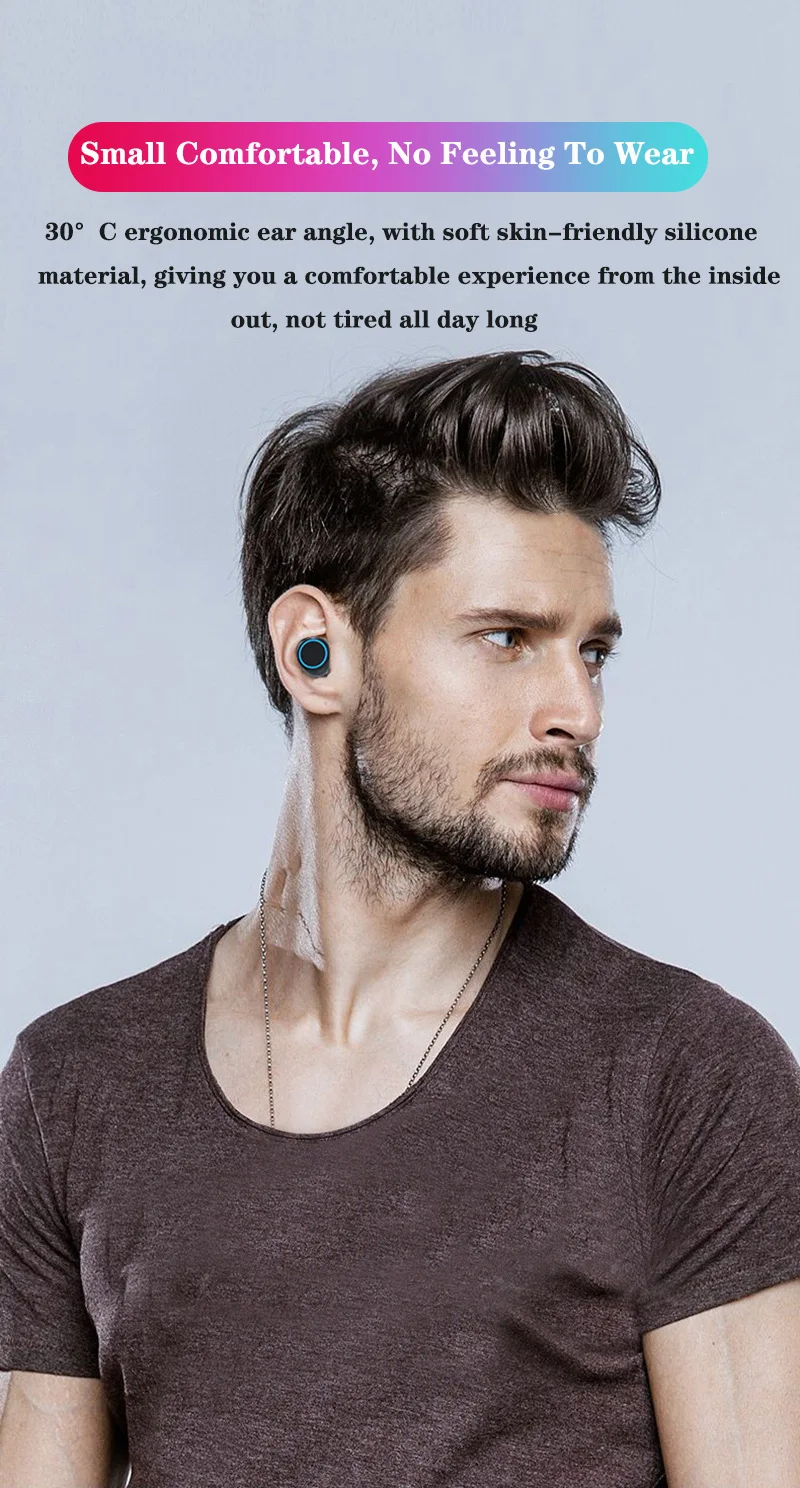 Bluetooth наушники V5.0 M11 вкладыши TWS с сенсорным Управление стерео спортивные