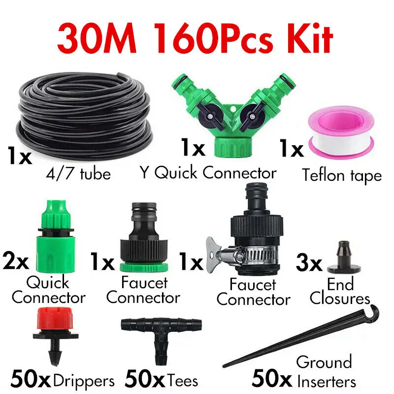 

Drip Kits Timer With Garden System Plant Crop Timing Watering Equipment Horticultural Planting Suitable For Home Garden