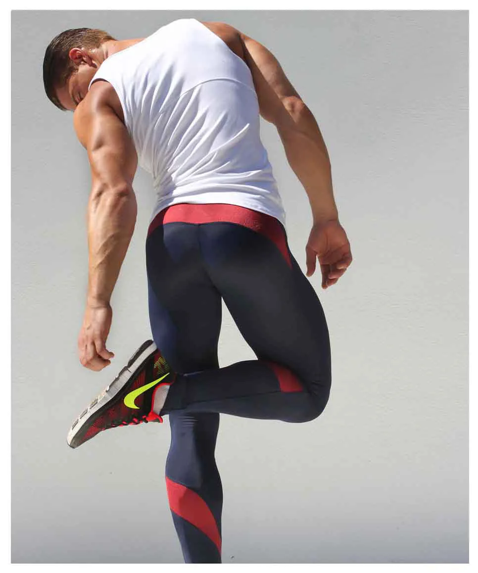 

Мужские Длинные Спортивные укороченные брюки, цветные обтягивающие укороченные брюки для фитнеса, мужские Базовые теплые брюки, удобное ни...