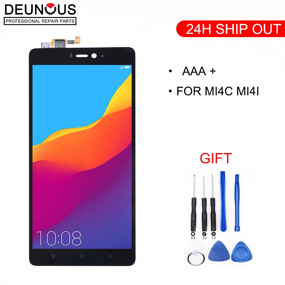 

New For XIAOMi Mi4c Mi4i Display LCD + Touch Screen Digitizer Assembly Replacement Mi 4c Mi 4i phone LCD Display