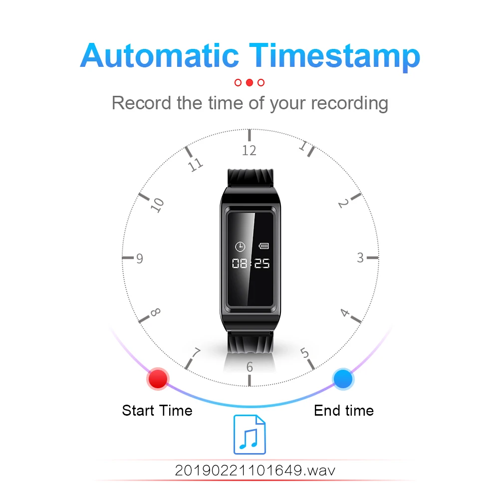 

SmartWatch Mini Camera Wristband 1080P HD Video Recording Micro Cam Sports Voice Recorder Smart Watch Bracelet Camcorder Espia