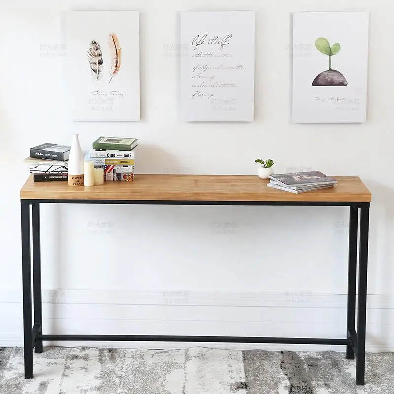 Простой Современный Железный барный стол с высоким ножным столом и стулом