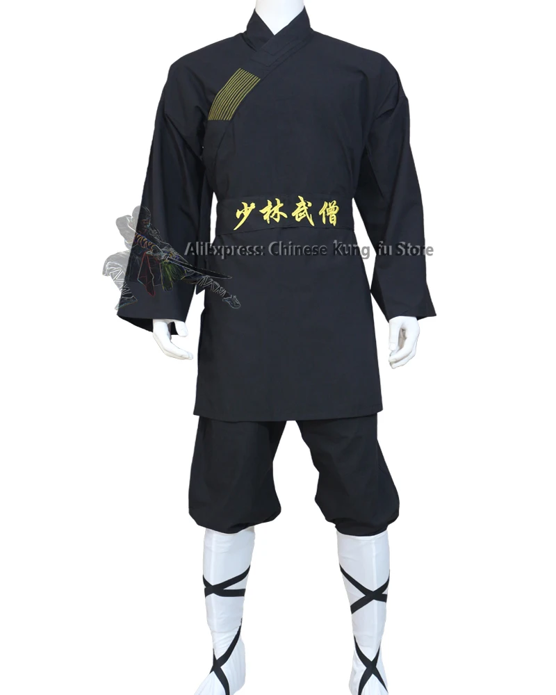 Униформа китайский шаолиньский Monk Suit Kung fu одежда тайцзи Wushu Gongfu |