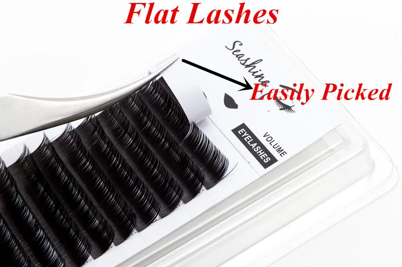 Индивидуальные плоские Накладные ресницы ручной работы по оптовой цене от