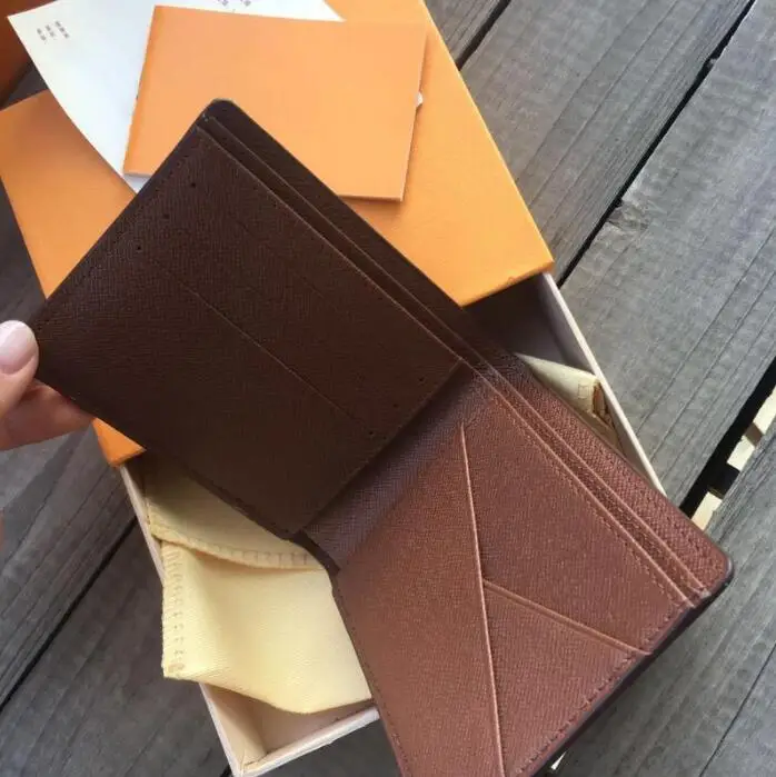 

Hot Selling Classic Men/Women Short Wallet Luxury Brand Design MULTlPLE Coin Purse Business Fashion Folding Pocketbook No Box
