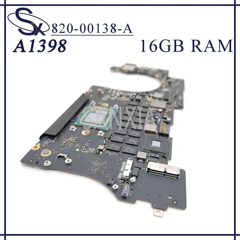 KEFU 820-00138-A материнская плата для ноутбука Apple Macbook Retina A1398 оригинальная 16GB-RAM I7-4870HQ 2 5