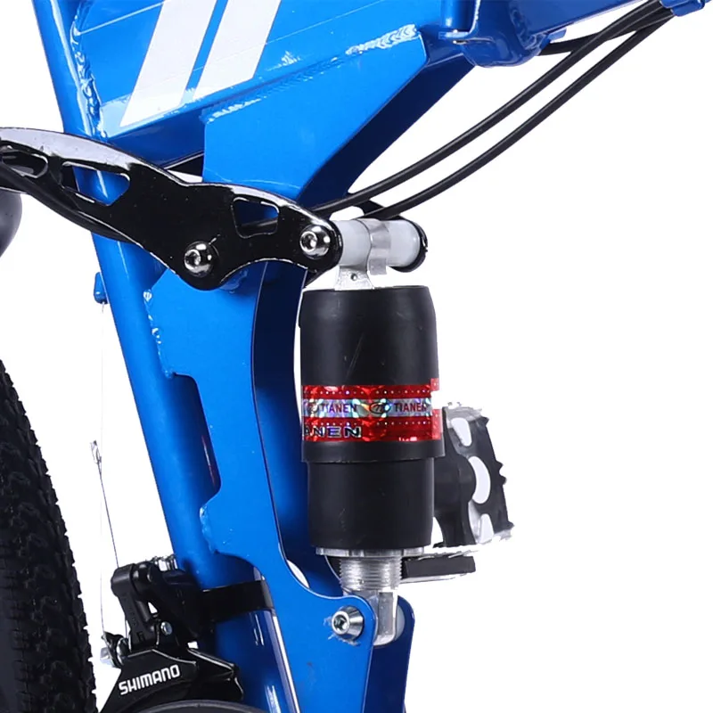 Складной горный велосипед колеса 26 дюймов подвеска 21 скорость двойной дисковый