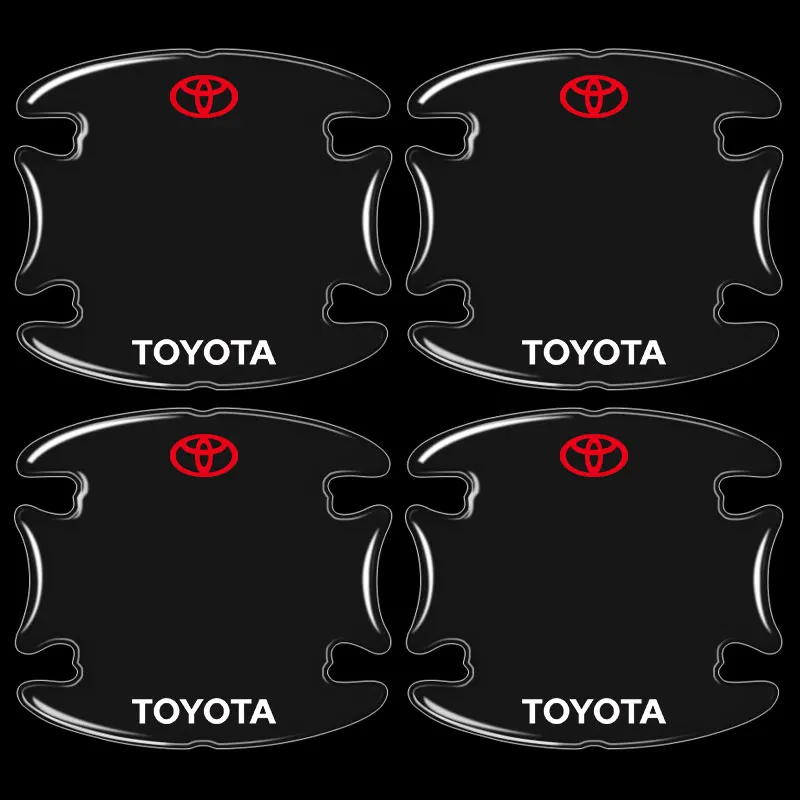 4 шт. пленка для ручки автомобиля защитная чаша царапины ручка устойчивая к