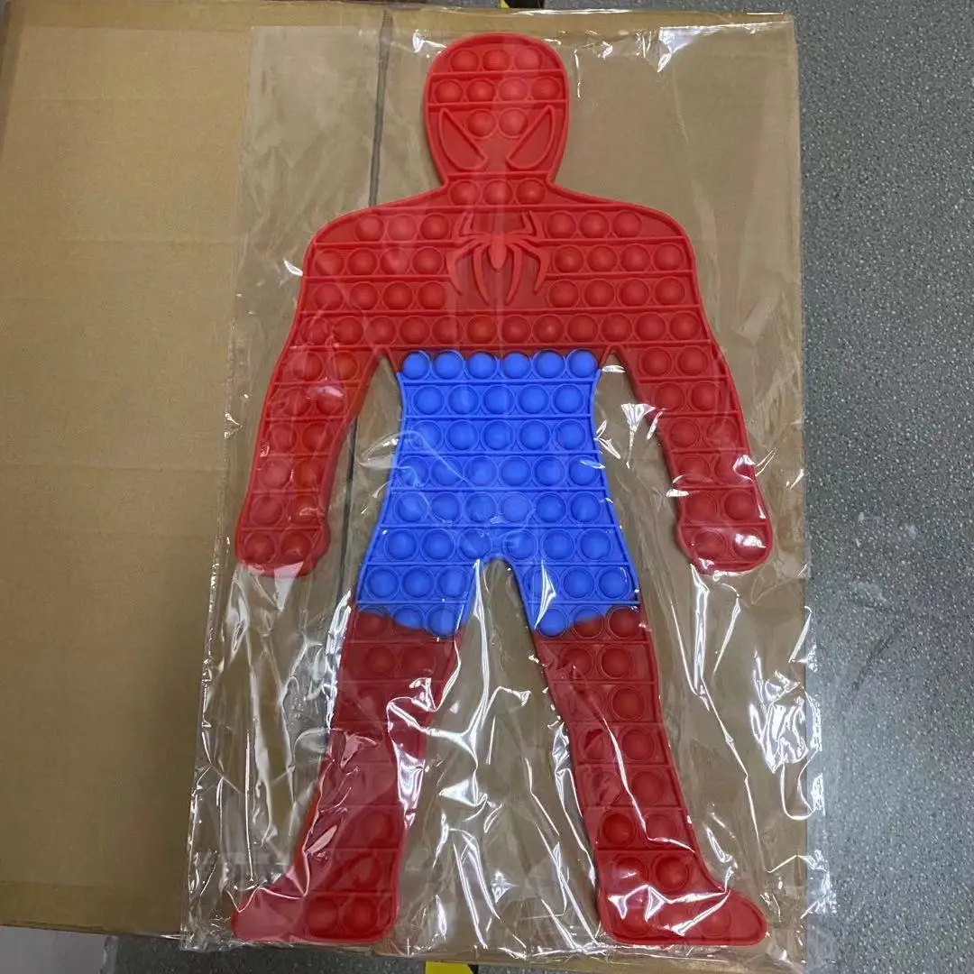 50cm Big Disney Spiderman Gigante Fidget Toys Kit Completo Marvel Push Bubble Sensory Relief Anti Stress Kawaii For Kids Adult | Игрушки и
