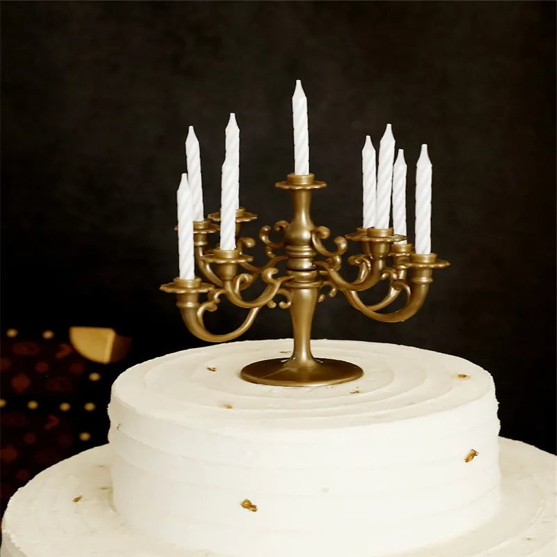 Ретро свадебный подсвечник торт пластиковый для кафе тема Ресторан