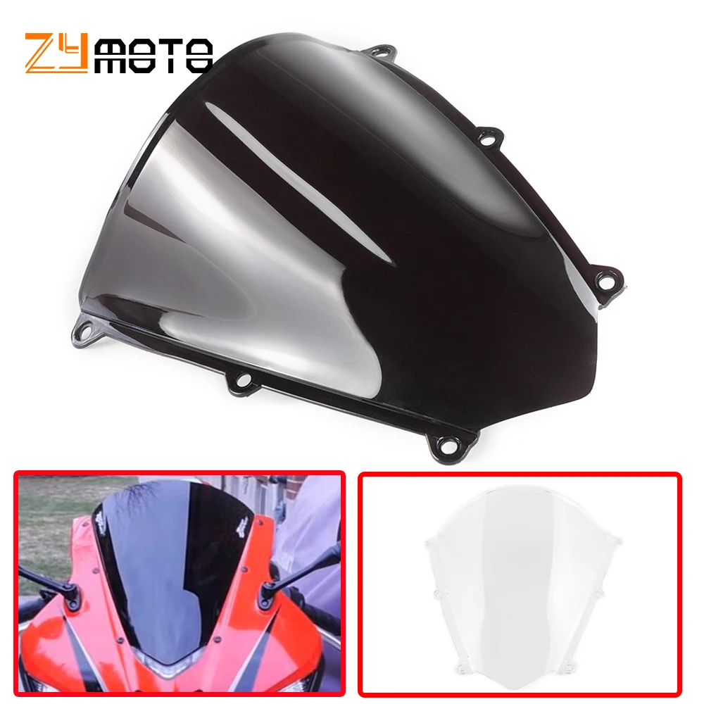 Мотоцикл двойной пузырь лобовое стекло ветер экран для HONDA F5 CBR 250R 600 F2 F3 F4 F4i 900 954