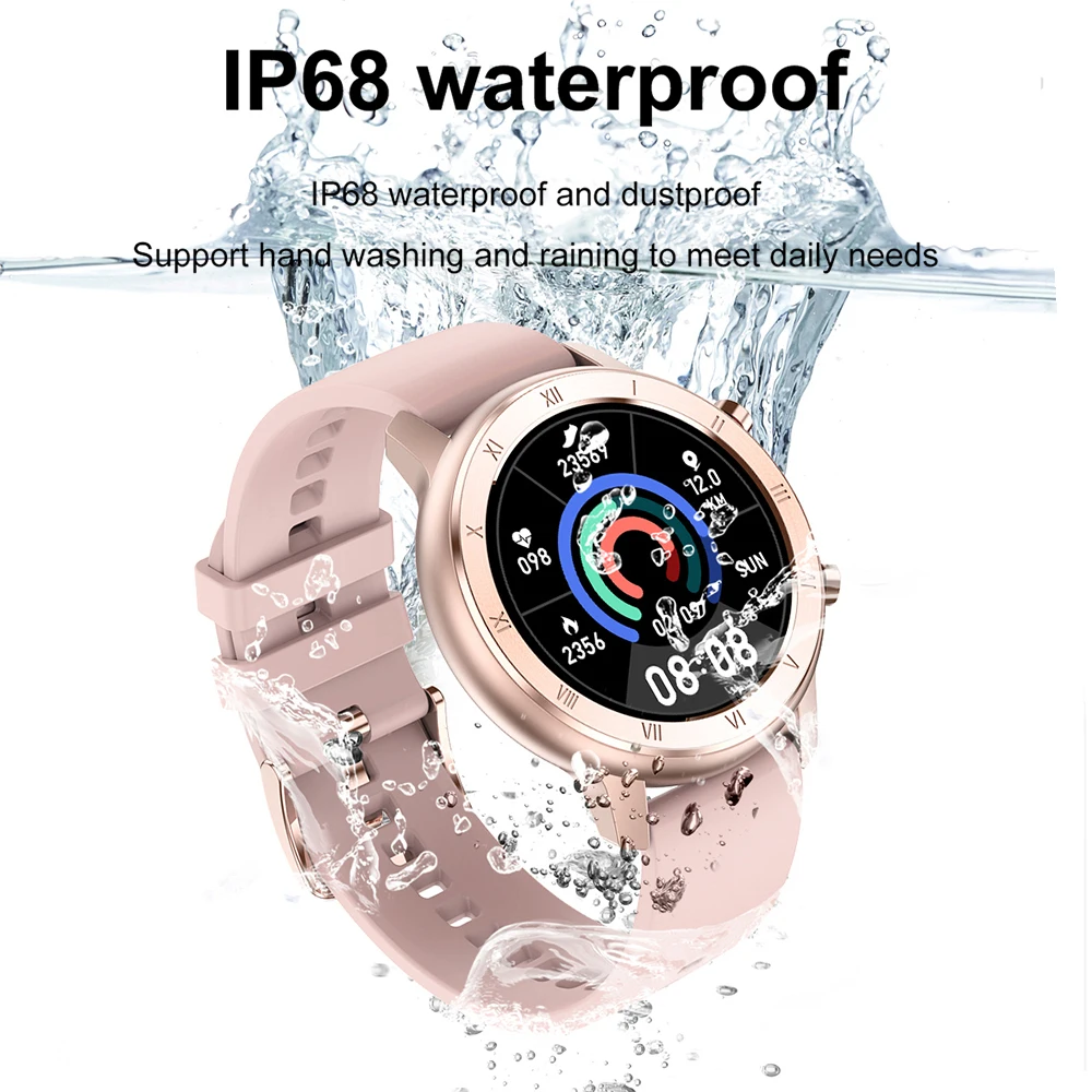 Bluetooth Смарт часы для Android IOS IP68 Водонепроницаемые женские и мужские спортивные