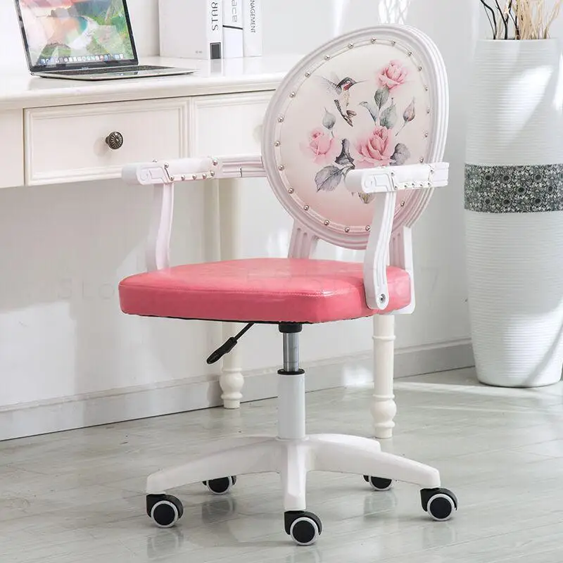 Компьютерное кресло спинка домашнее вращающееся для общежития кабинета стола