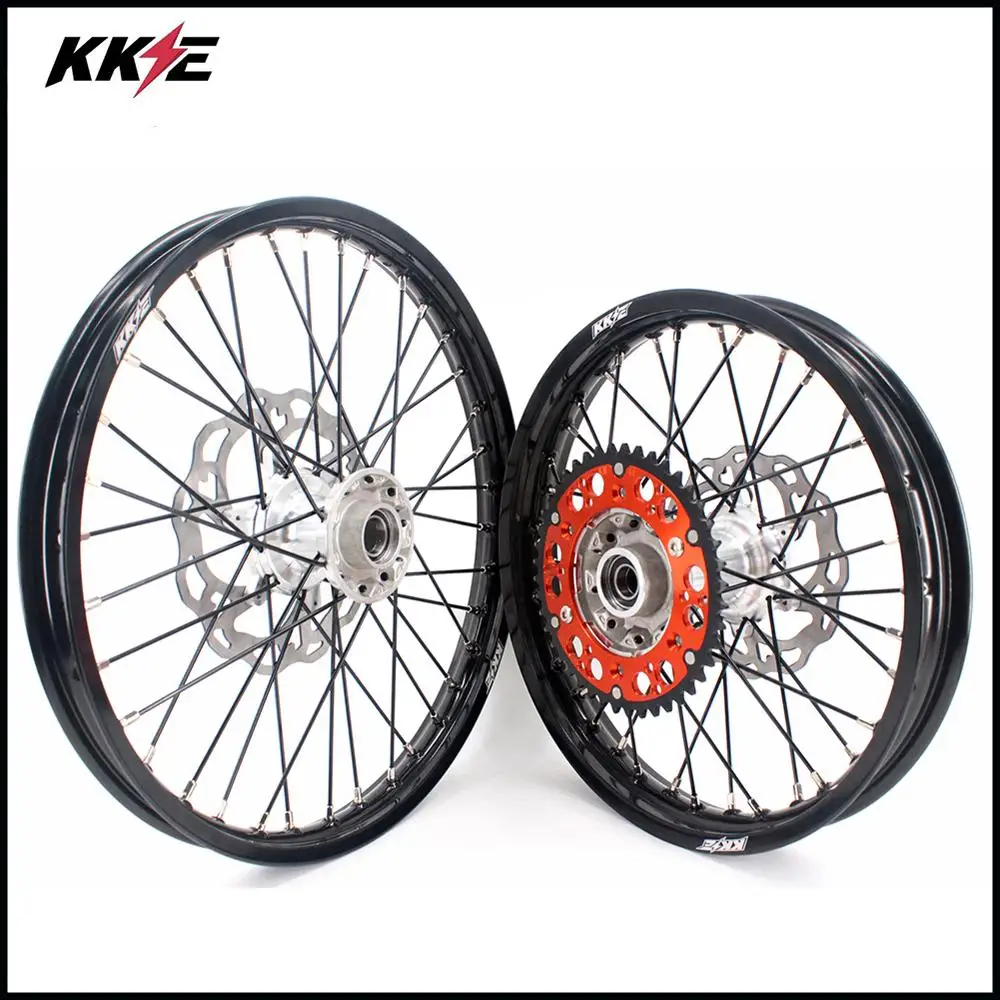 KKE 21/19 литье полный MX комплект колес для SX SXF XC XCW XCF 125 150 200 250 300 350 450 2003 2021