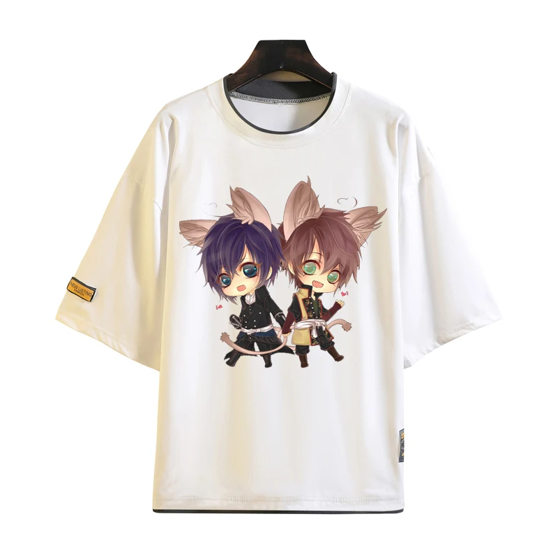 

Футболка с рисунком Аниме Hakuouki, футболки для косплея Hijikata Toshizo Yukimura Jiziru, топы для мужчин и женщин, забавная уличная одежда, летние футболки