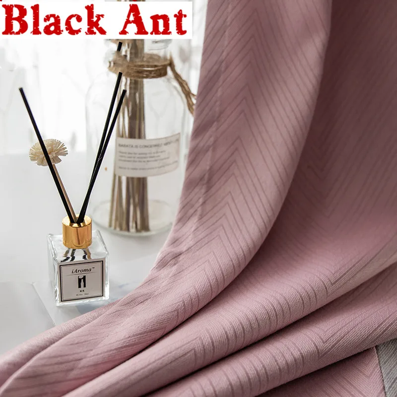 Современные однотонные занавески затемняющие для окон панели спальни