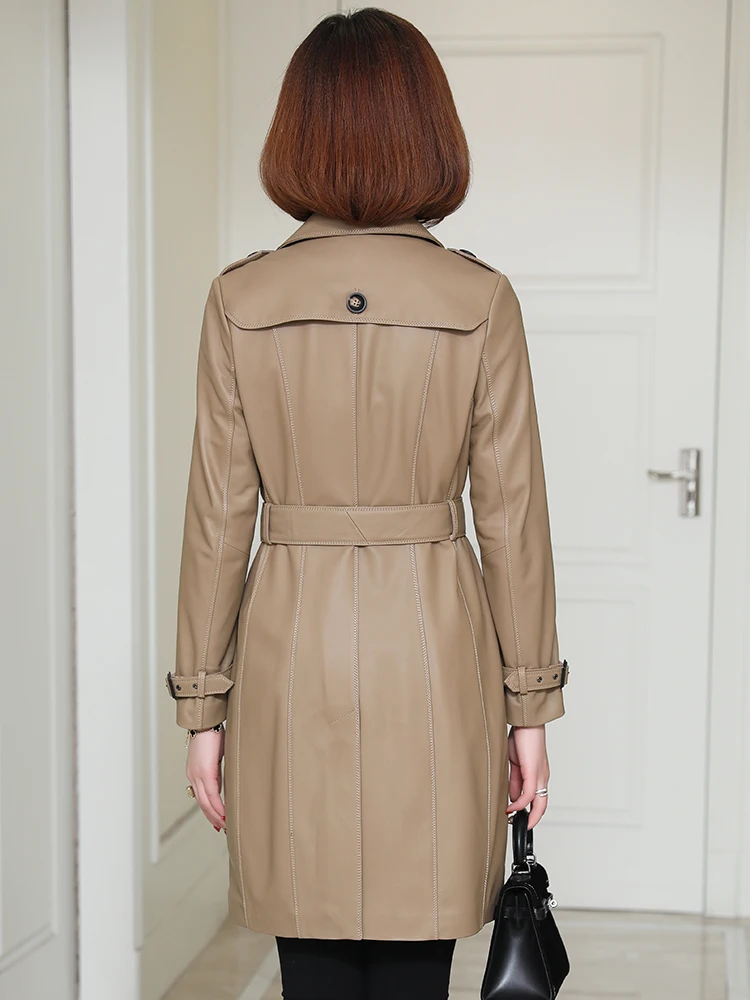 

JCHB 2021 Spring Autumn 100% Genuine Leather Jacket Women Korean Women's Sheepskin Coat Fashion Clothes Femme Veste Pph3057