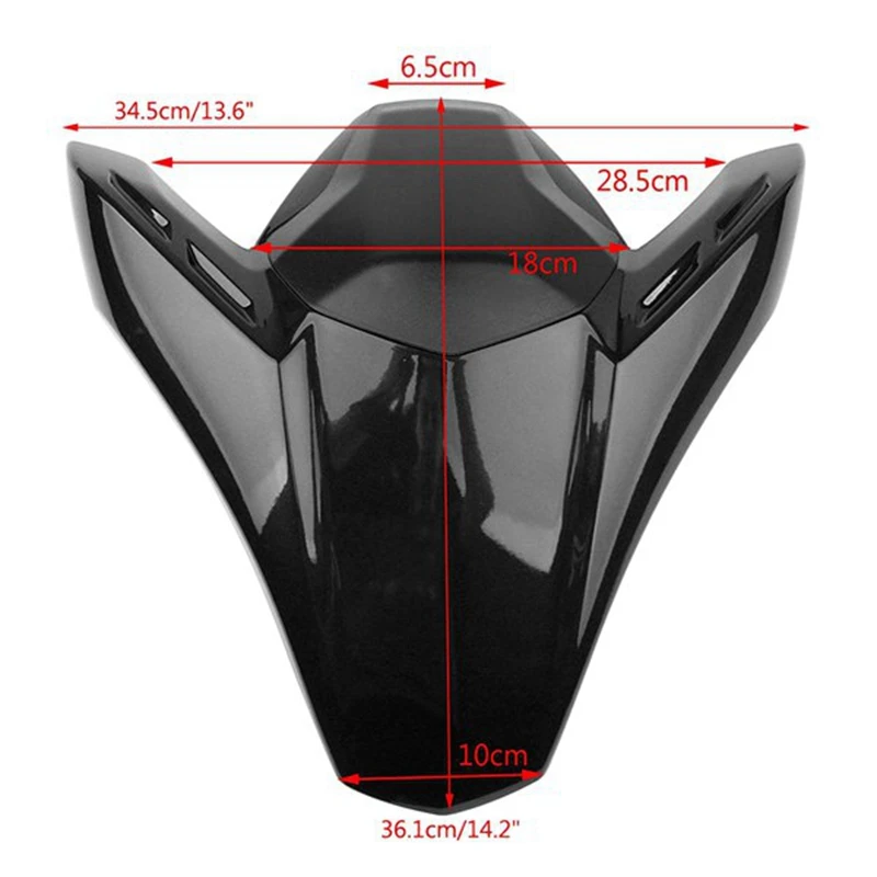 

Rear Passenger Cowl Seat Back Cover Motorcycle Spare Parts for Kawasaki Z900 2017-2019