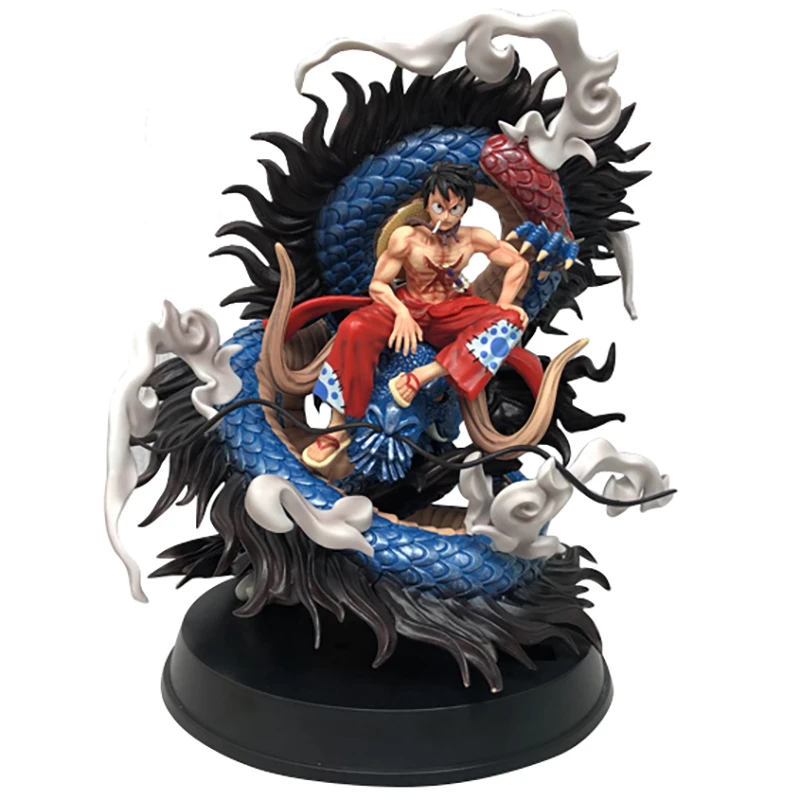 One Piece Anime Model Gk Luffy Vs Kaido Action Figure Pvc Exquisite Quality Statue Collection Toy Desktop Decoration Figma