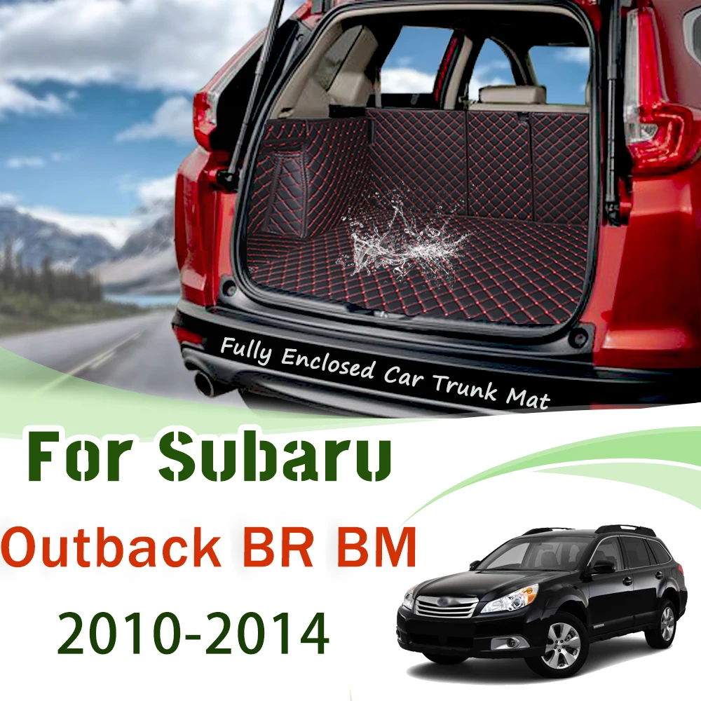 

for Subaru Outback BR BM 2010 2011 2012 2013 2014 Full Wrap-Around Tailgate Mat Car Trunk Mat Cargo Compartment Accessories