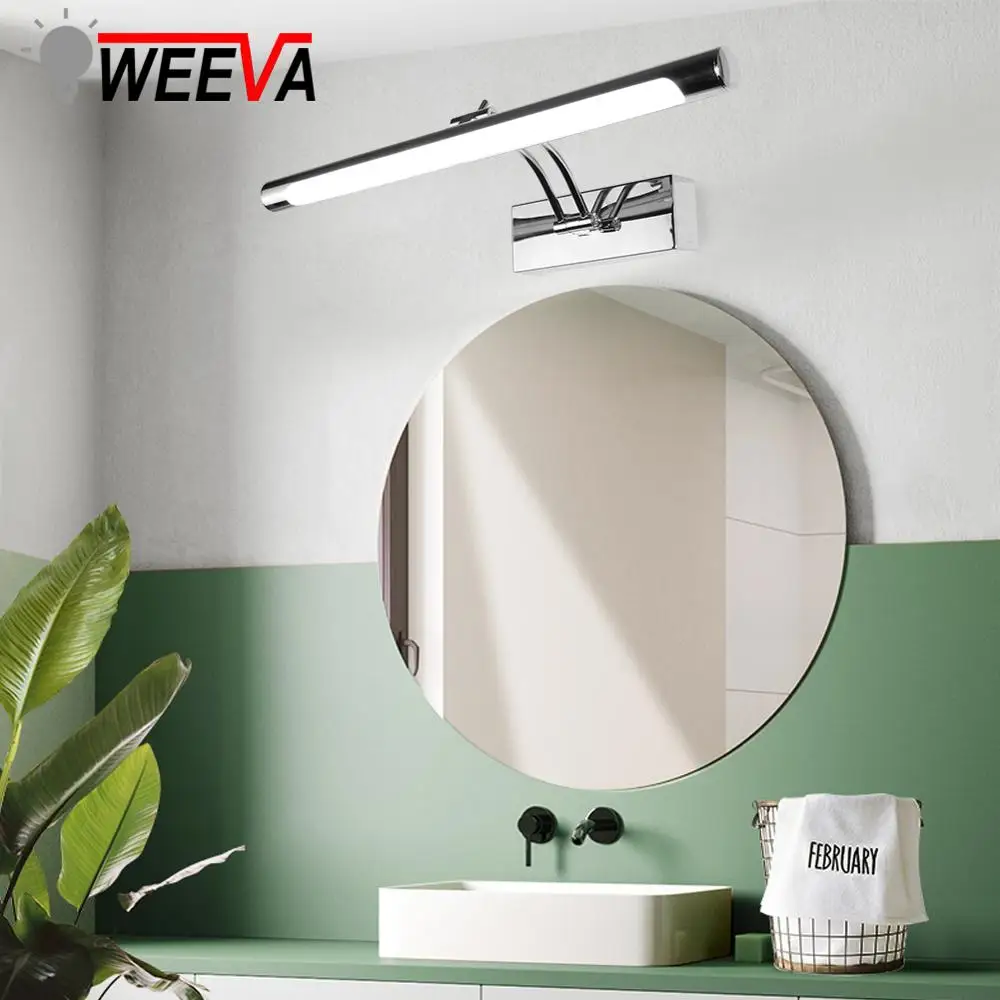 Настенный светильник для зеркала ванной водонепроницаемый регулируемый 8 Вт