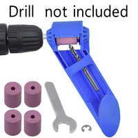 2 12 5mm portable drill bit sharpener corundum grinding wheel polishing auxiliary tool for grinding iron drills