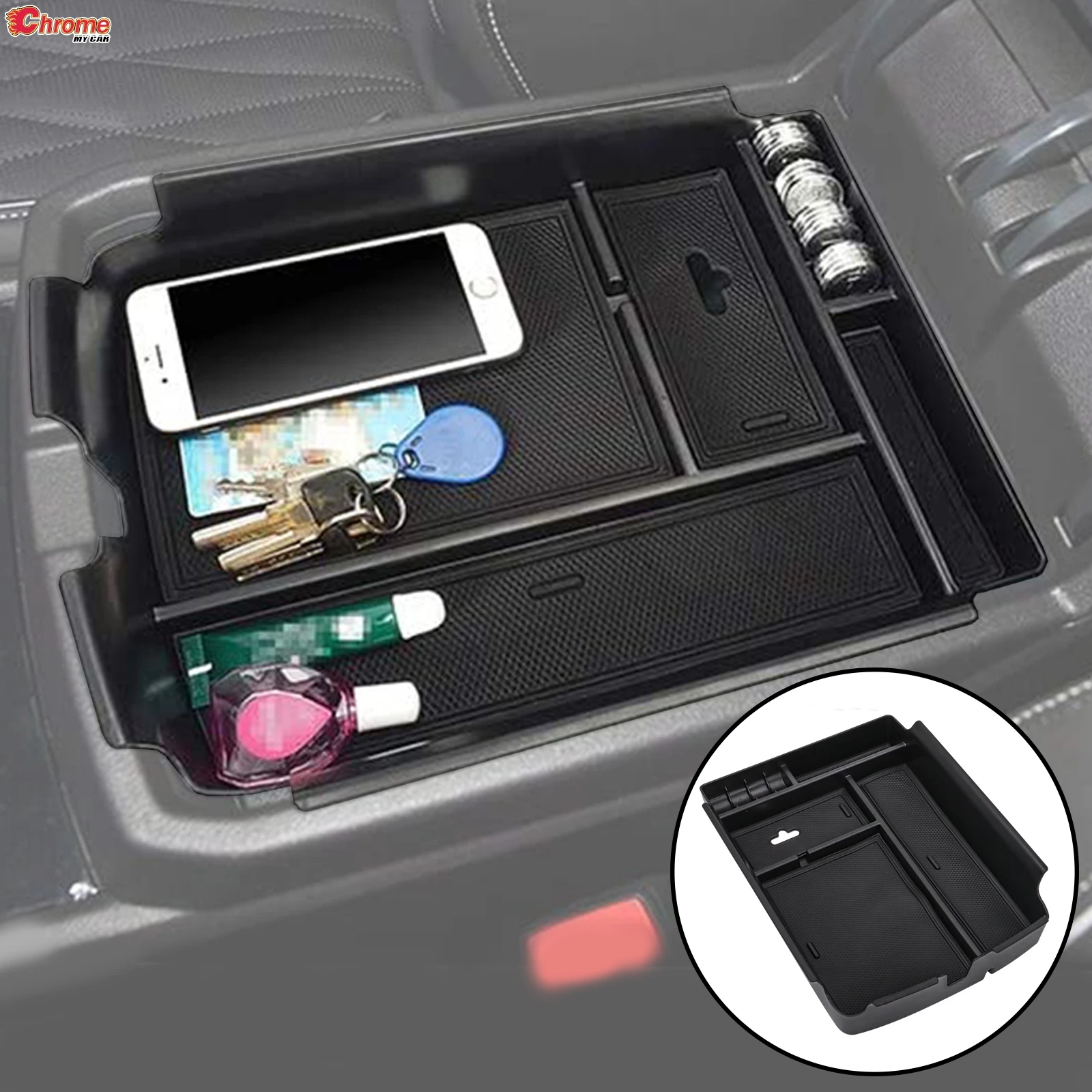 Органайзер для центральной консоли автомобиля подлокотник ящик хранения VW Atlas