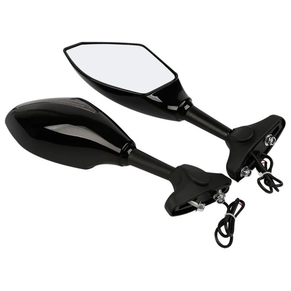 Мотоциклетные светодиодные зеркала поворотника для KAWASAKI NINJA 6R 9R 650R 250R 636 YAMAHA YZF R1 R6
