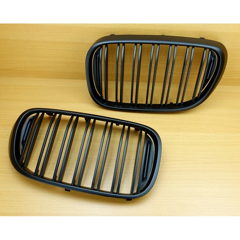 

Car Matte Black M Double Front Kidney Grill Grille Fit For-BMW 7 Series G11 G12 16-19