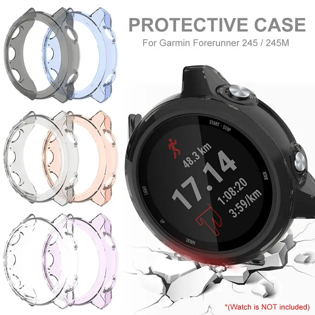 

Защитный чехол из ТПУ, защитный чехол для смарт-часов Garmin Forerunner 245/245M