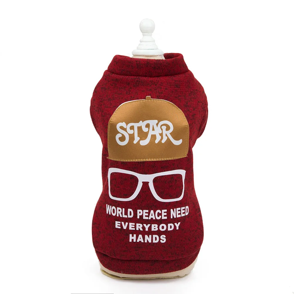 Одежда для домашних животных зимняя одежда кошек щенков собак Модная стильная