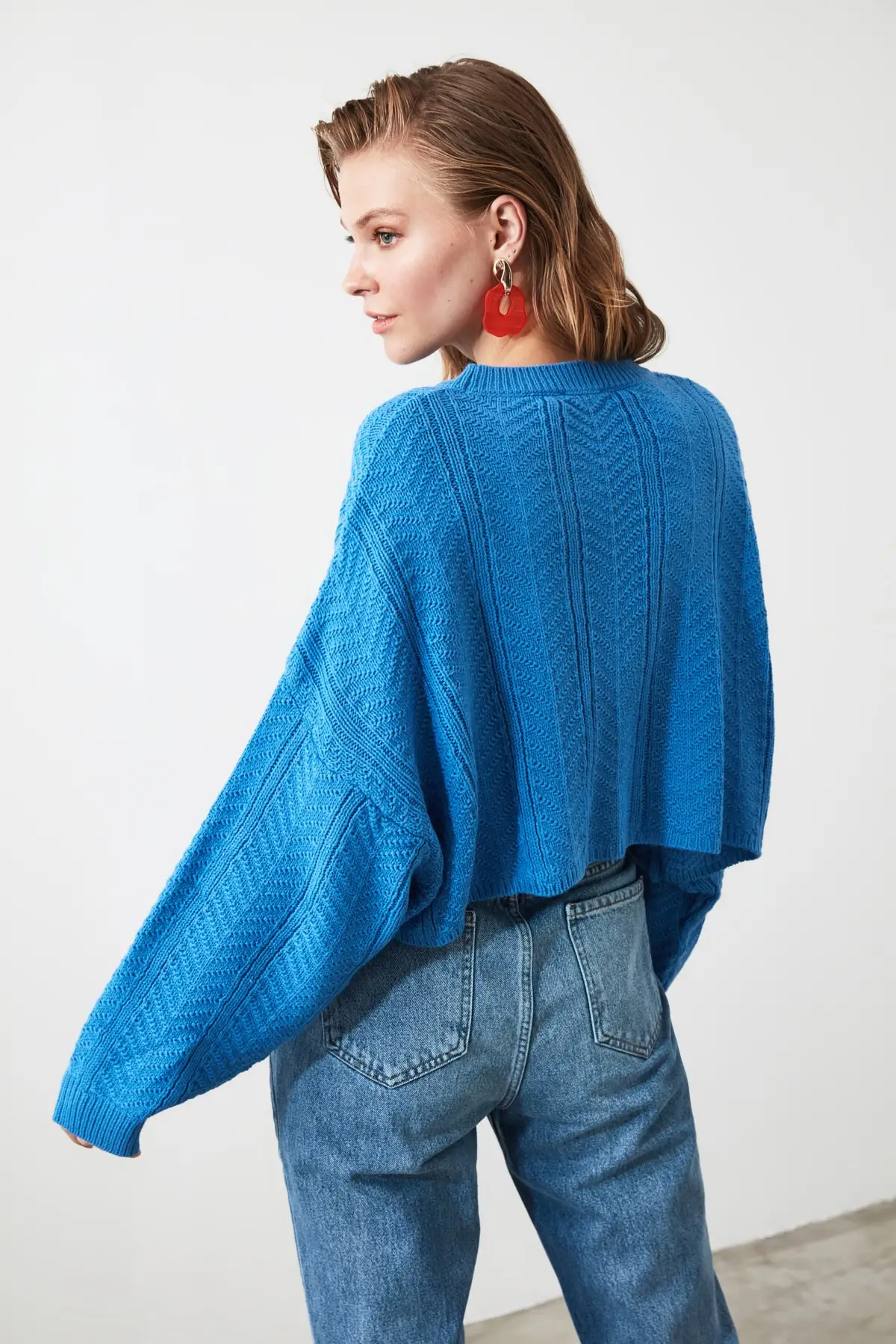 

Trendyol Crop Knitwear Sweater TWOAW21KZ0012