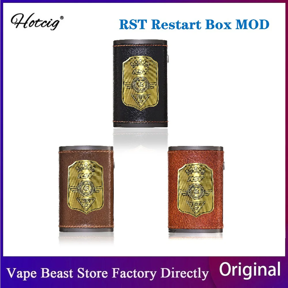 Оригинал новинка Лидер продаж RST перезапуск 212 Вт TC бокс-мод максимальная