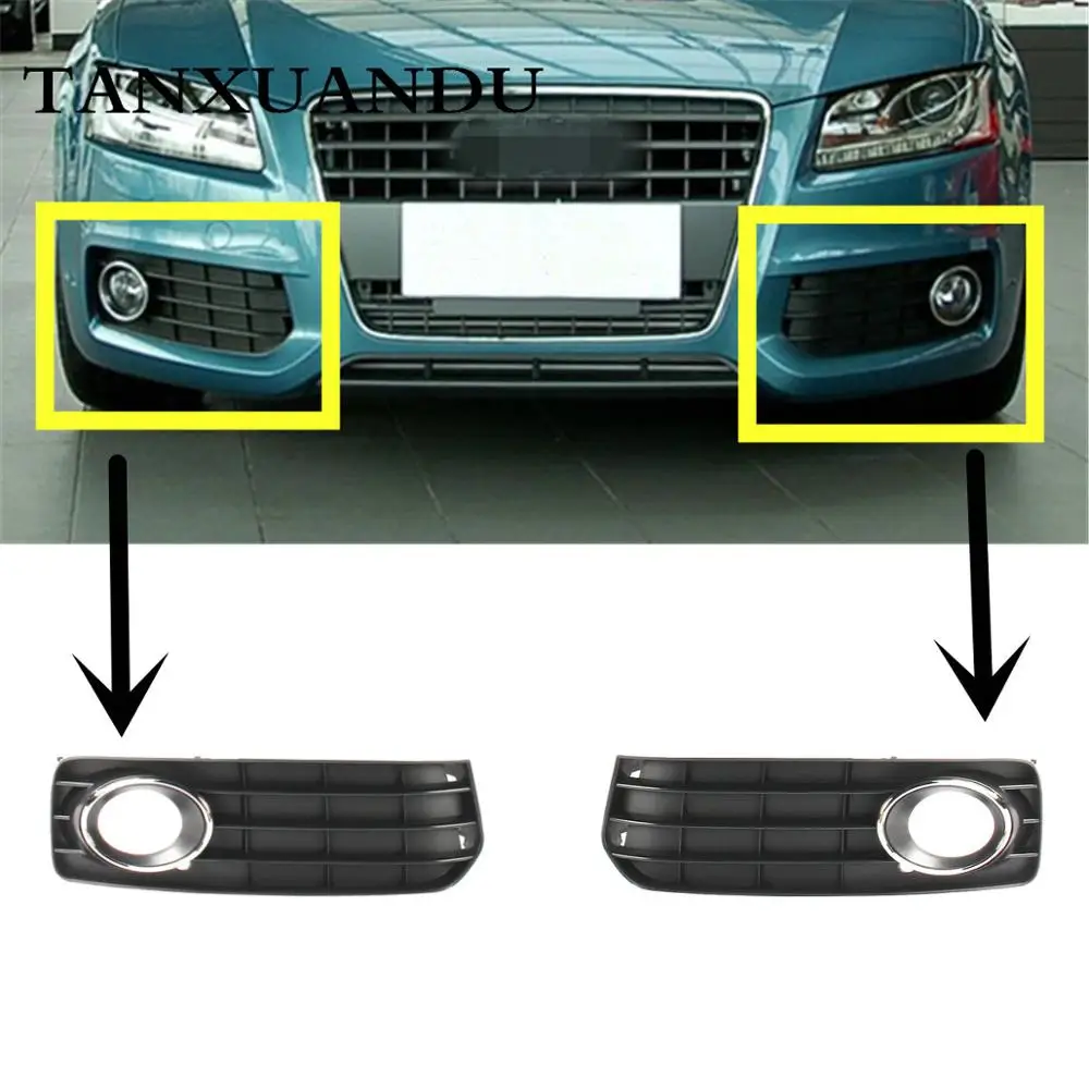 Хромированное кольцо переднего бампера нижняя противотуманная фара гриль