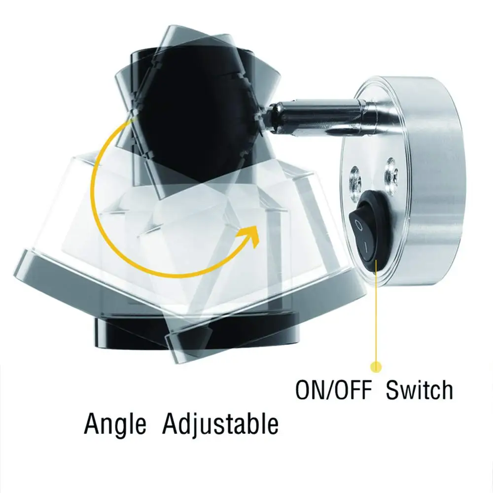 Светодиодная лампа для дома на 12 В светильник внутреннего освещения настенный