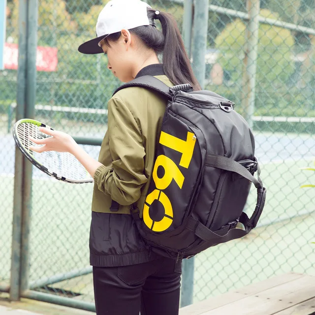 

IKSNAIL Travel Men Sport Gym Bag Women Fitness Waterproof Outdoor Separate Space For Shoes pouch rucksack Backpack sac de T60