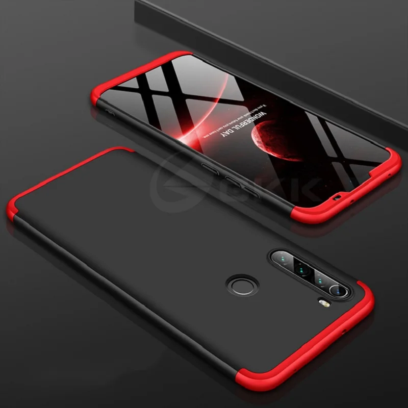 GKK Роскошный чехол для Xiaomi Redmi Note 8T 5 7 8 Pro полная защита противоударный 3 в 1 жесткий чехол для Xiaomi Redmi Note 8 Pro Чехол