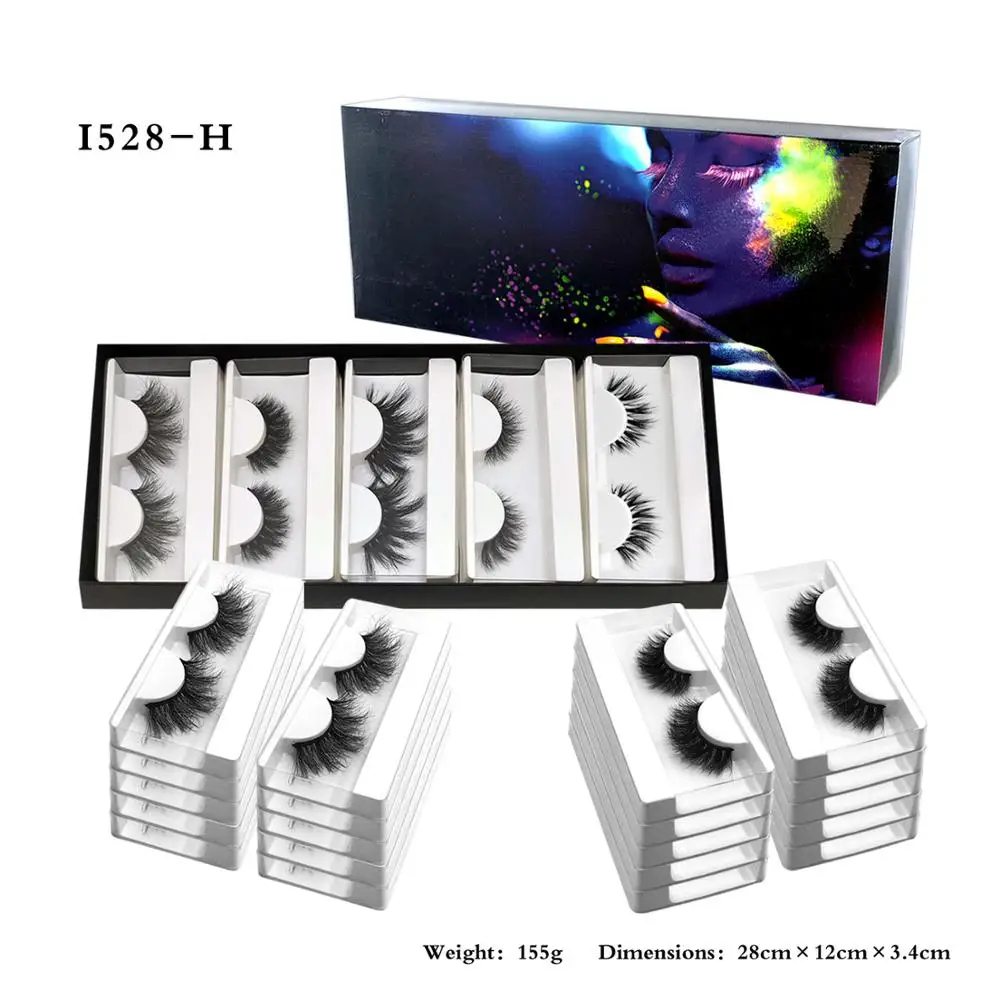 10 пар ресниц 3D норковые ресницы высококачественные ручной работы длинные и