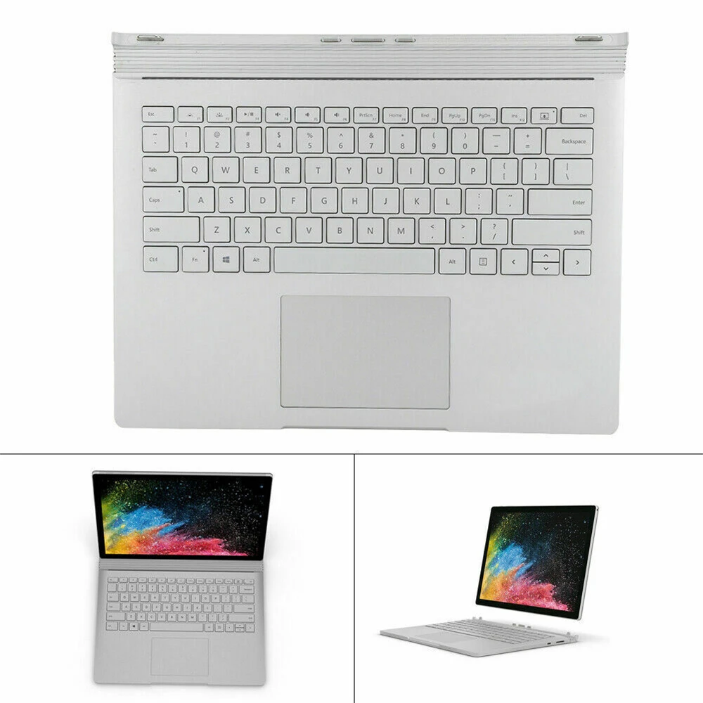 

Запасная Серебристая Клавиатура для ноутбука Microsoft Surface Book 1 1704