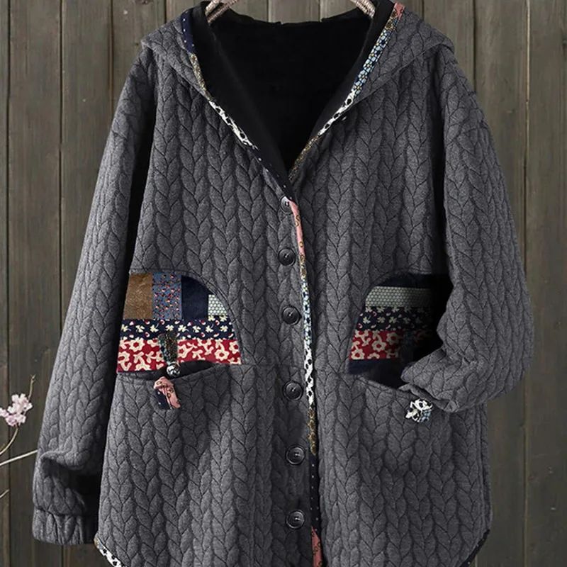 

Женская куртка, теплая плюшевая однотонная свободная толстовка, пальто, осенняя повседневная женская верхняя одежда с длинным рукавом