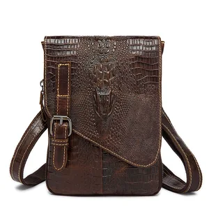 men crocodile classic briefcase genuine leather business office for ipad bag handbag portfolio satchel alligator shoulder bag free global shipping