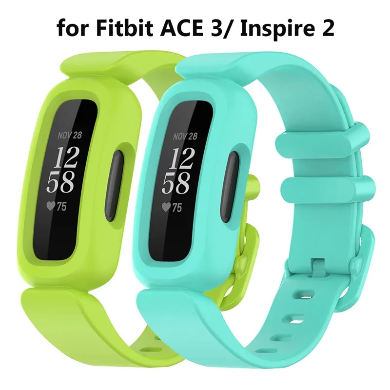 Ремешок для браслета Fitbit ACE 3 из силикона для детей в спортивном стиле Inspire 2.